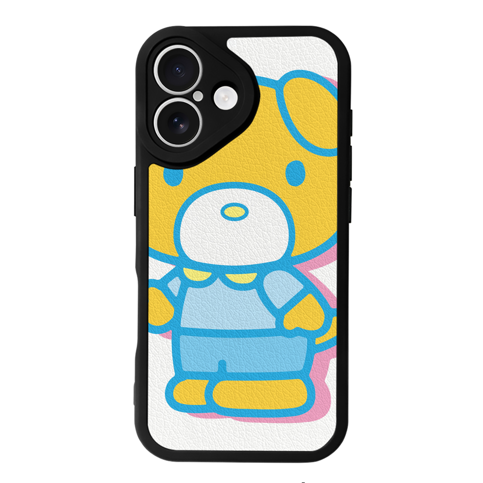 （画像用） Hello Kitty ハローキティ 【iPhone 16シリーズ対応】シリコンスマホケース（レザー調） 材質：シリコン
